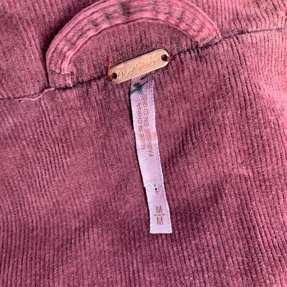 Free People Mulberry Byron Corduroy Blazer Jacket - Picture 5 of 6
